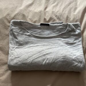 Brandy Melville Off the Shoulder Gray Sweater